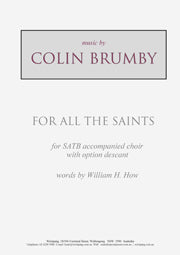 For All the Saints (How)