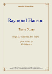 Three Songs for Baritone