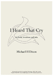 I Heard That Cry - brass trio