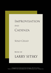 Improvisation and Cadenza for Cello