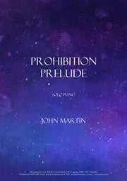 Prohibition Prelude
