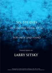Six Studies in Canonic Form, Op 56