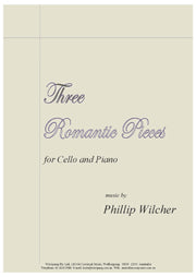 Three Romantic Pieces for Cello and Piano