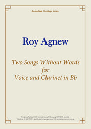 Two Songs Without Words (Cl in Bb)