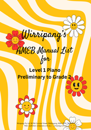 Wirripang's AMEB Manual List (Preliminary to Grade 2)