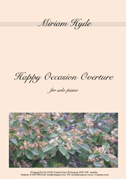 Happy Occasion Overture (solo piano)