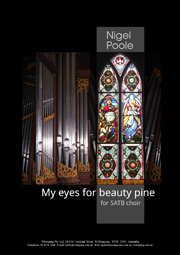 My eyes for beauty pine