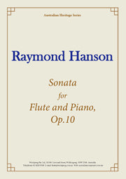 Sonata for Flute and Piano, Op. 10 (Hanson)