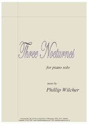 Three Nocturnes in D Flat