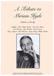 Tribute to Miriam Hyde, A By Various Composers
